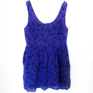 Urban Outfitters Navy Baby doll dress 👗